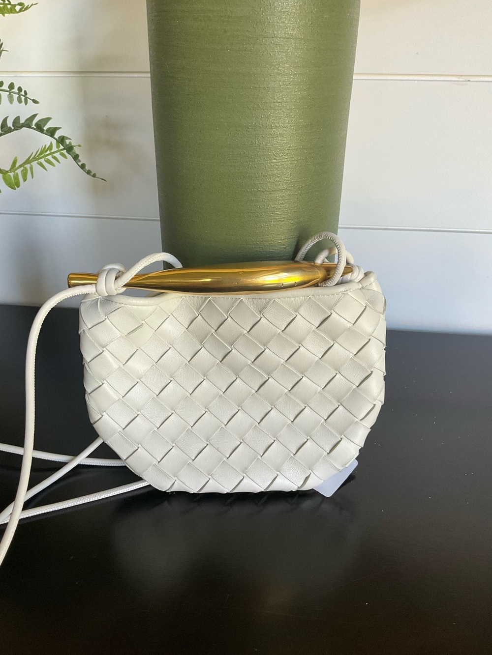 Bottega Veneta Baby Lambskin Intrecciato Sardine Bag